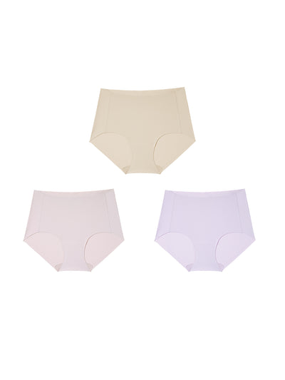 24H Comfort One Size Cooling Mid Waist Brief Kit of 3