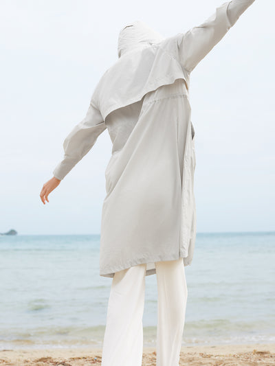 Long Ultra-Lightweight Anti-UV Adjustable Waist Jacket