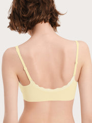 Basic Seamless Deep V Neck Mint-Infused Cooling Bra