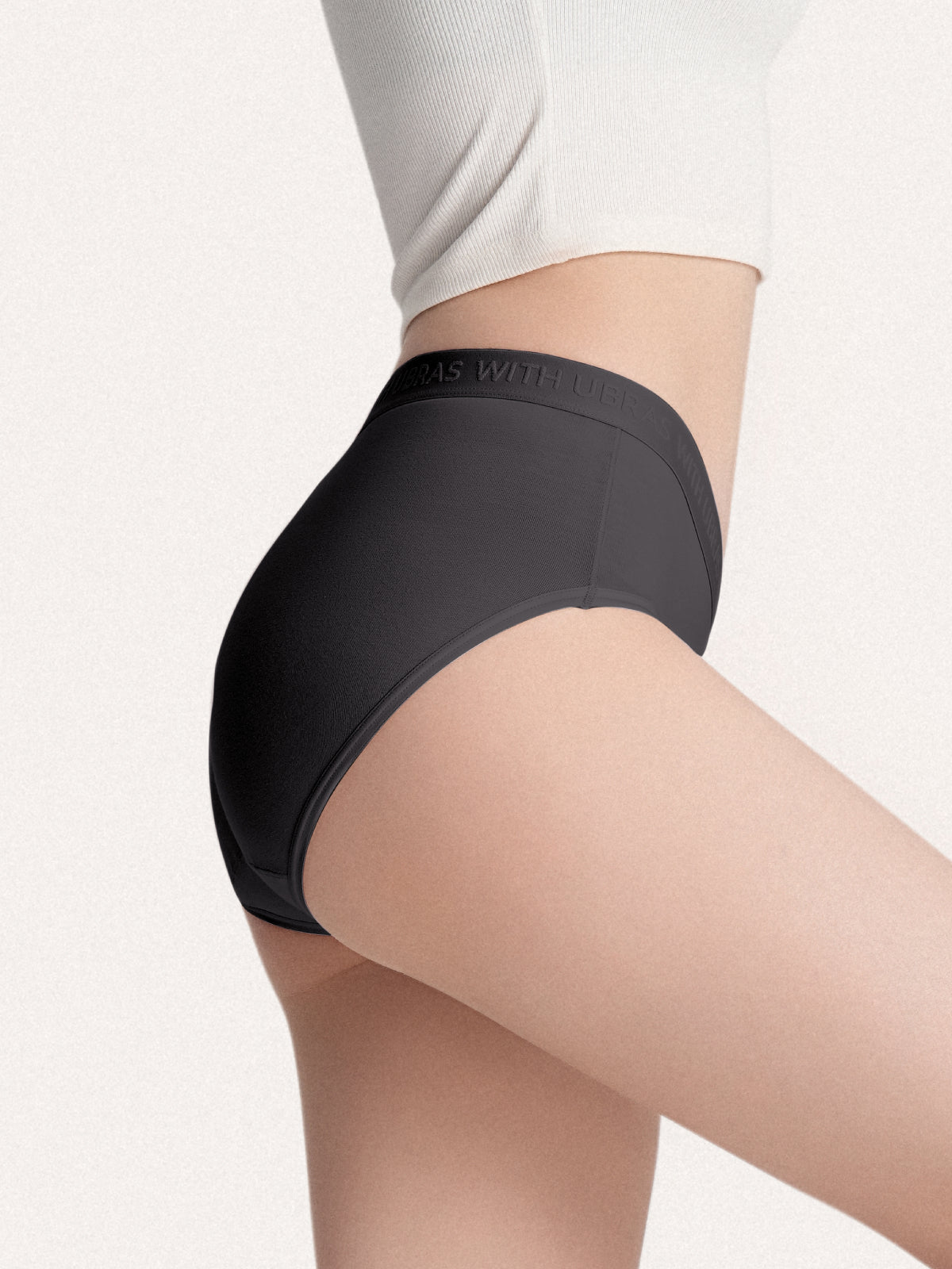 3pcs Cotton Rib Mid-Rise Briefs