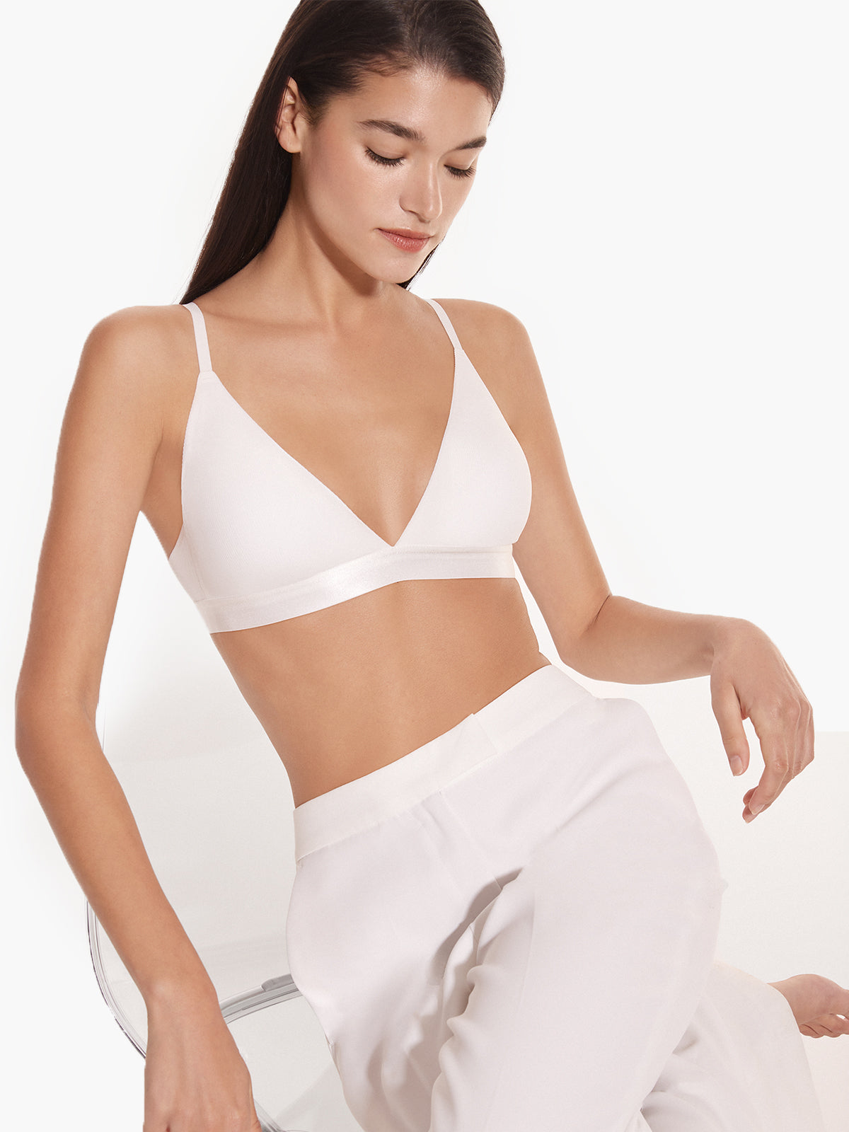 Breeze In Cooling Triangle Cup Wireless Bra
